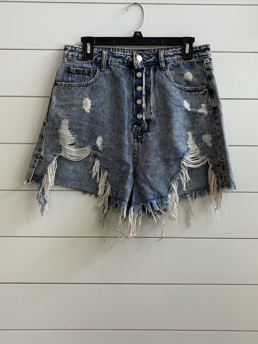 Signature8 Distressed Denim Cutoff Shorts